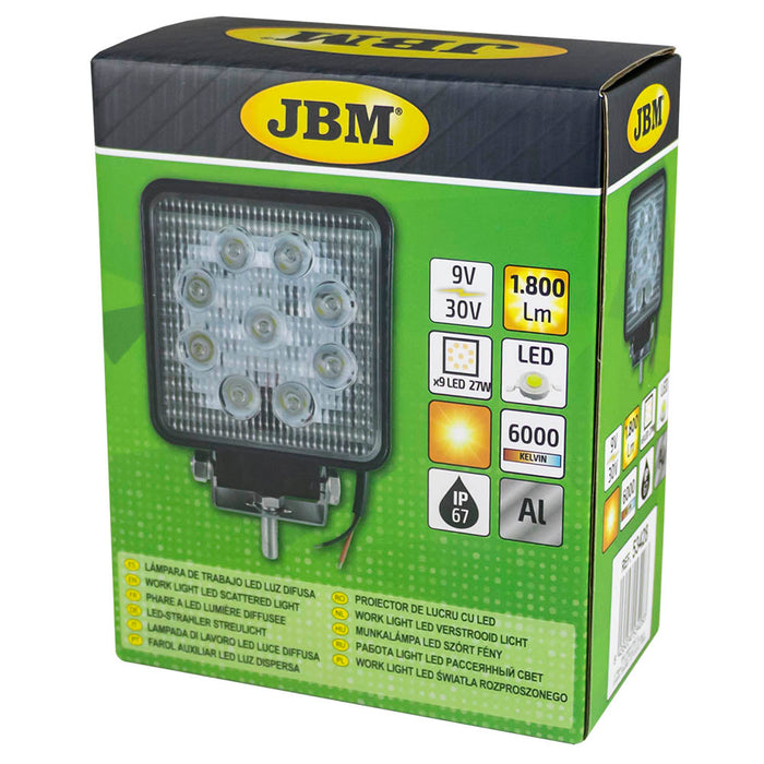1800LM LED HEADLIGHT - SQUARE