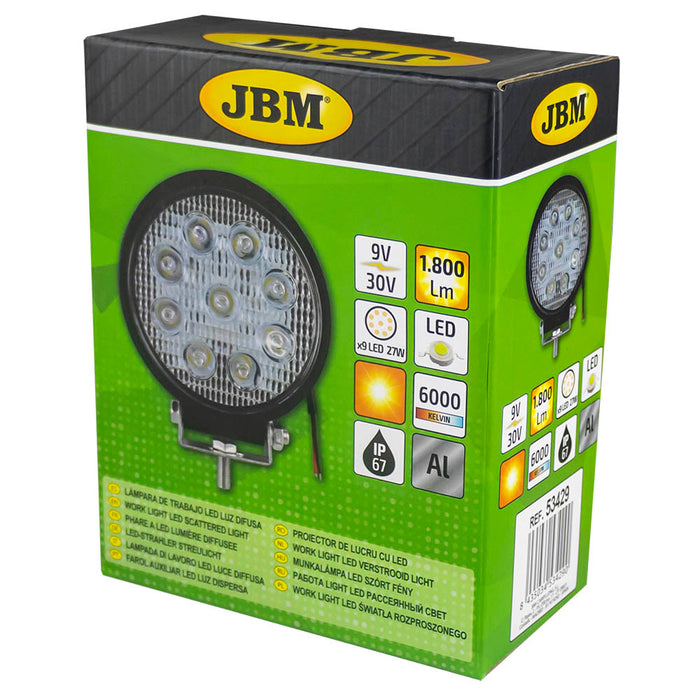 FAROL LED DE 1800LM - REDONDO