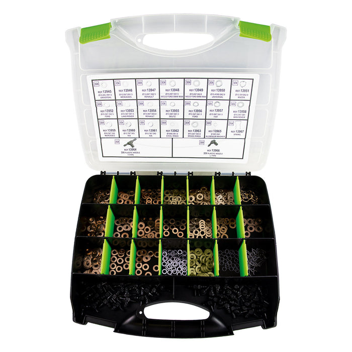 COPPER WASHER ASSORTMENT FOR INJECTORS 551PCS