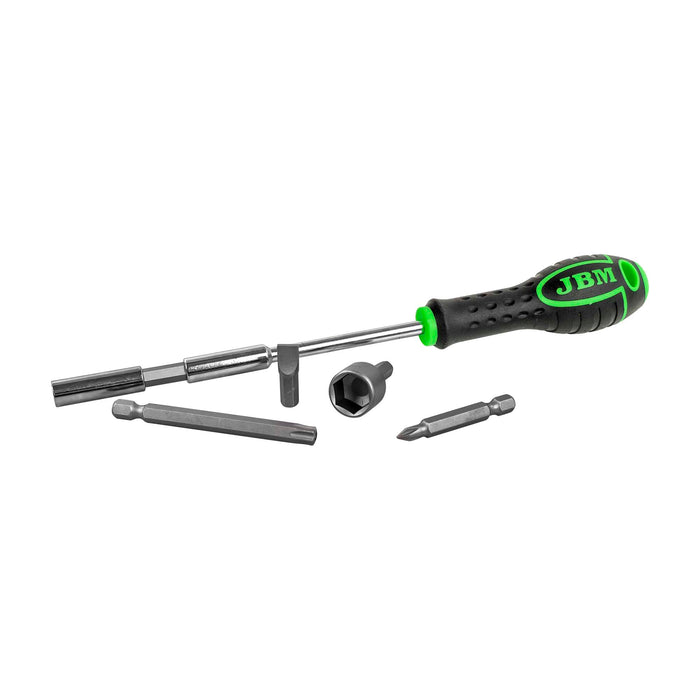 MALA DE 208 PONTAS E ADAPTADOR DE APARAFUSADORA DE 1/4"