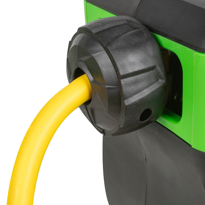CARRETE DE MANGUERA DE AIRE 12+1M - VERDE