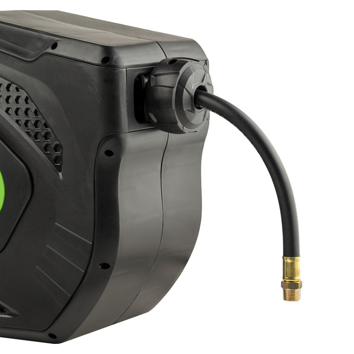 CARRETE DE MANGUERA DE AIRE 12+1M - VERDE