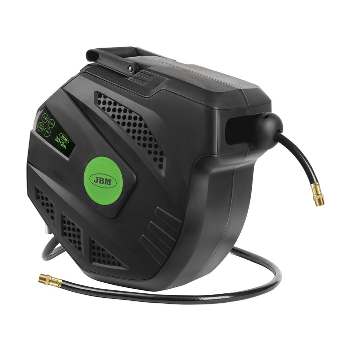 CARRETE DE MANGUERA DE AIRE 20+2M - VERDE