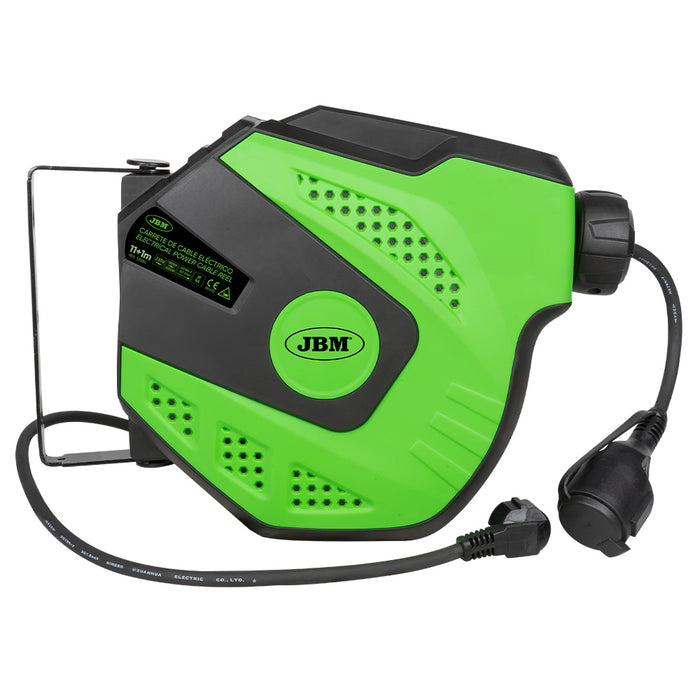 CARRETE DE CABLE ELÉCTRICO 12M - VERDE
