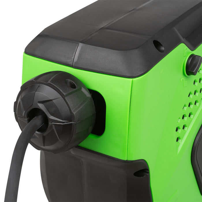 CARRETE DE CABLE ELÉCTRICO 12M - VERDE