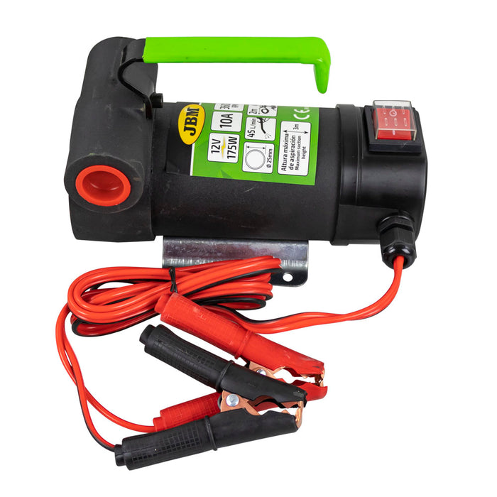 BOMBA DE SUMINISTRO DE GASOIL CON PISTOLA 12V EAN: 8435034536096