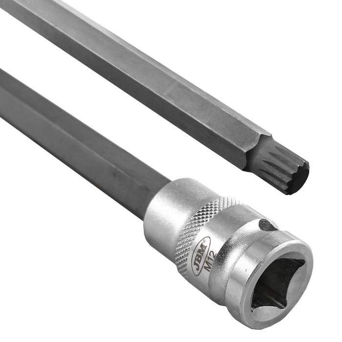 PUNTA EXTRALARGA DE 12 CANTOS 800MM DE 1/2” 12MM Ø