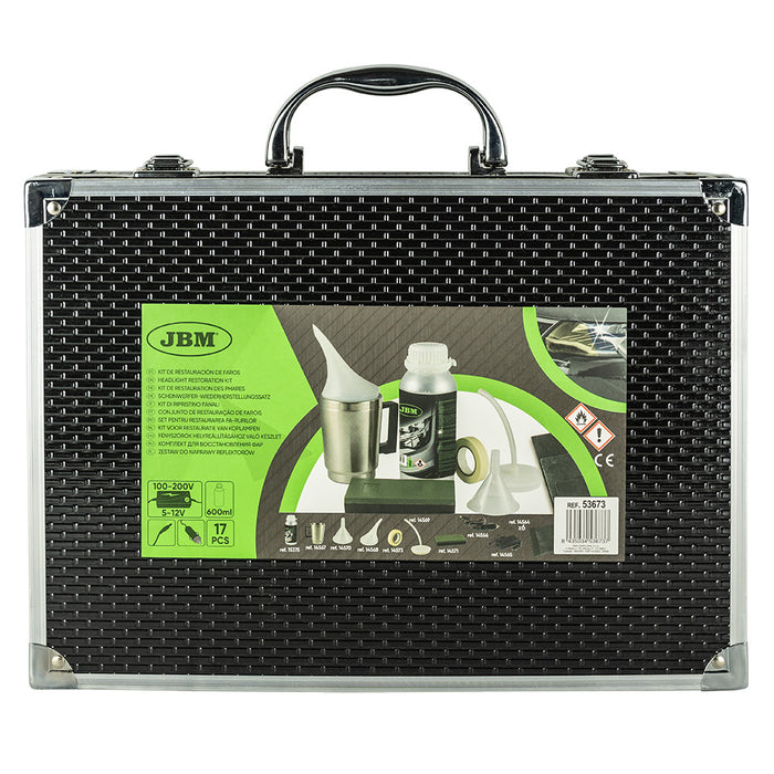 PROMO  KIT DE RESTAURACIÓN DE FAROS +  MOCHILA JBM