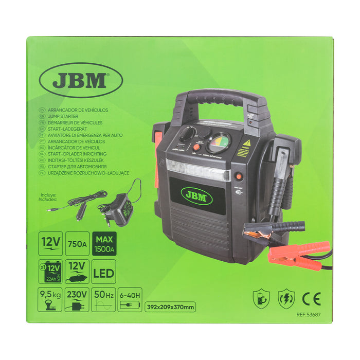 ARRANCADOR DE VEHÍCULOS 12V