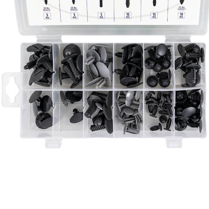 ESTUCHE DE CLIPS PEUGEOT/CITROËN PARA TAPICERÍA 110PCS