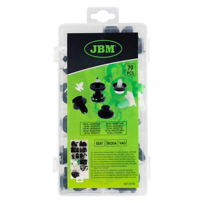 ESTUCHE DE CLIPS VAG/SEAT/SKODA 79