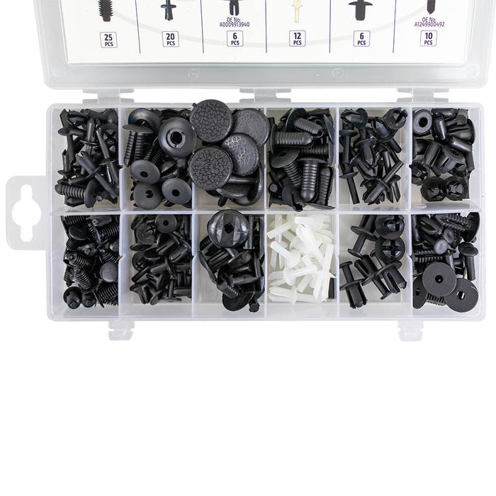 ESTUCHE DE CLIPS MERCEDES-BENZ PARA TAPICERÍA 151PCS