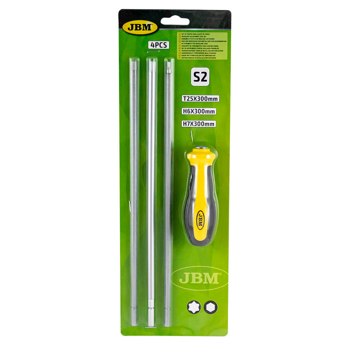 SET DE PUNTAS PARA AJUSTE DE FAROS