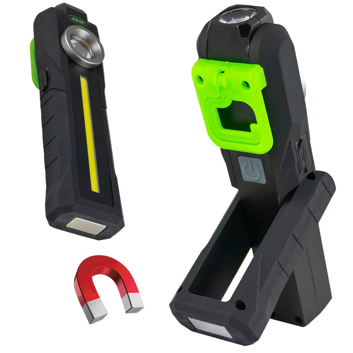 MINI LÁMPARA LED CON BASE ARTICULADA IMANTADA - 300LM