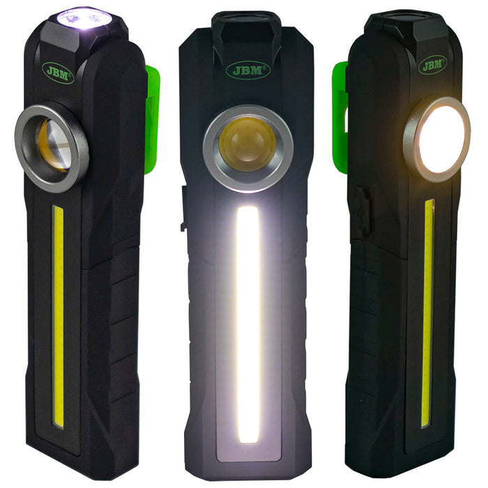MINI LÁMPARA LED CON BASE ARTICULADA IMANTADA - 300LM