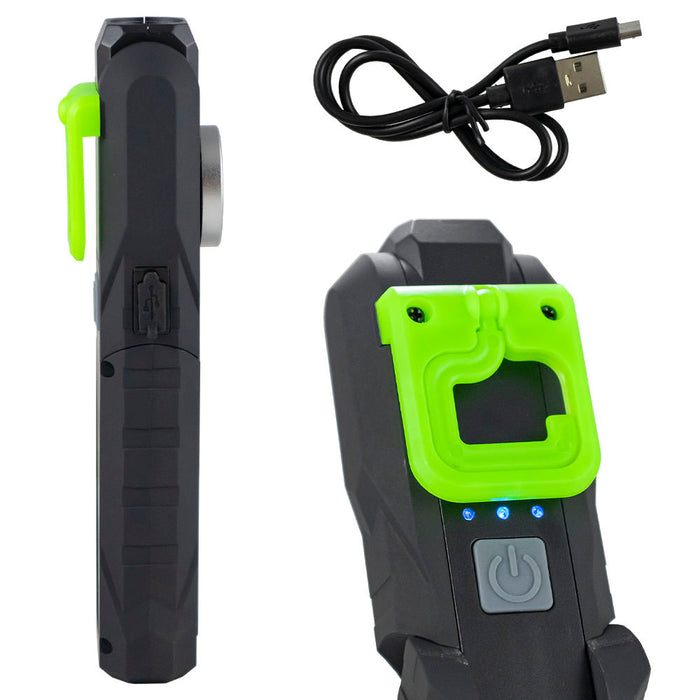 MINI LÁMPARA LED CON BASE ARTICULADA IMANTADA - 300LM