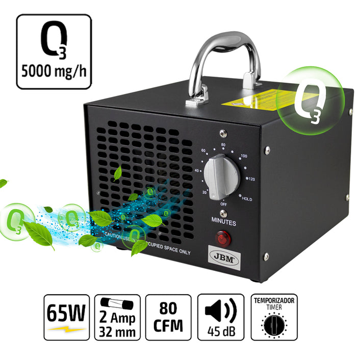 GENERADOR DE OZONO PORTÁTIL 5000MG/H (220V)