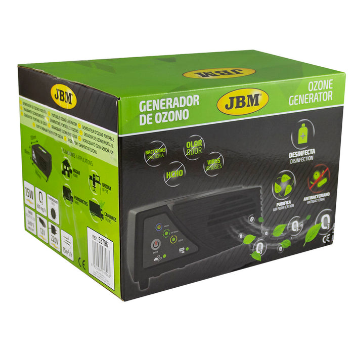 GENERADOR DE OZONO PORTÁTIL 600MG/H (12V/220V)