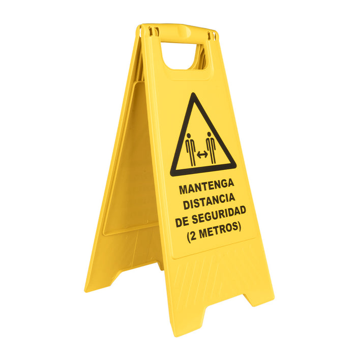 WARNING STAND - SAFETY DISTANCE