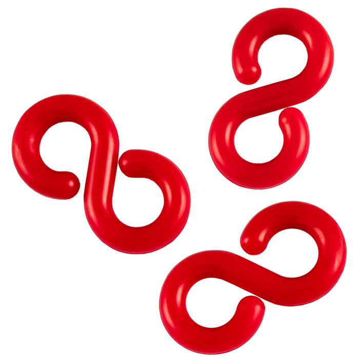 LOTE 10 UNIDADES ELO DE ENCAIXE VERMELHO