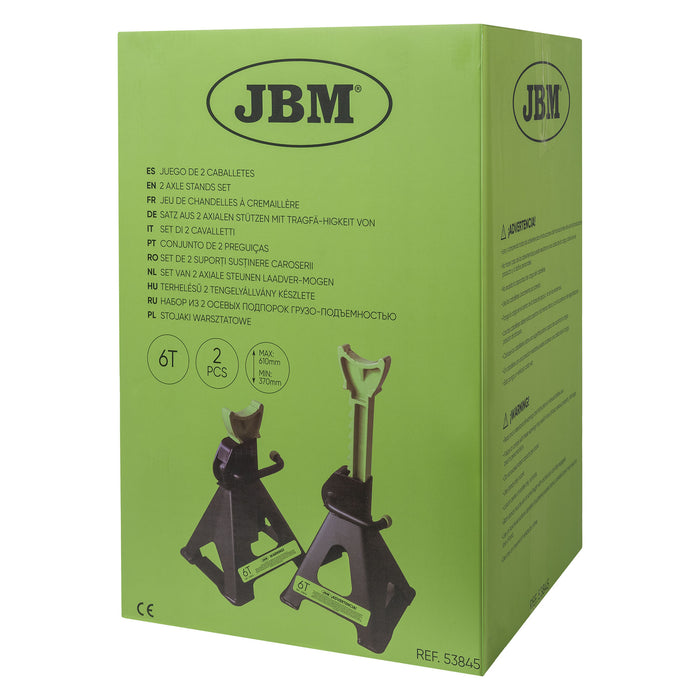 JUEGO DE 2 CABALLETES 6 TON