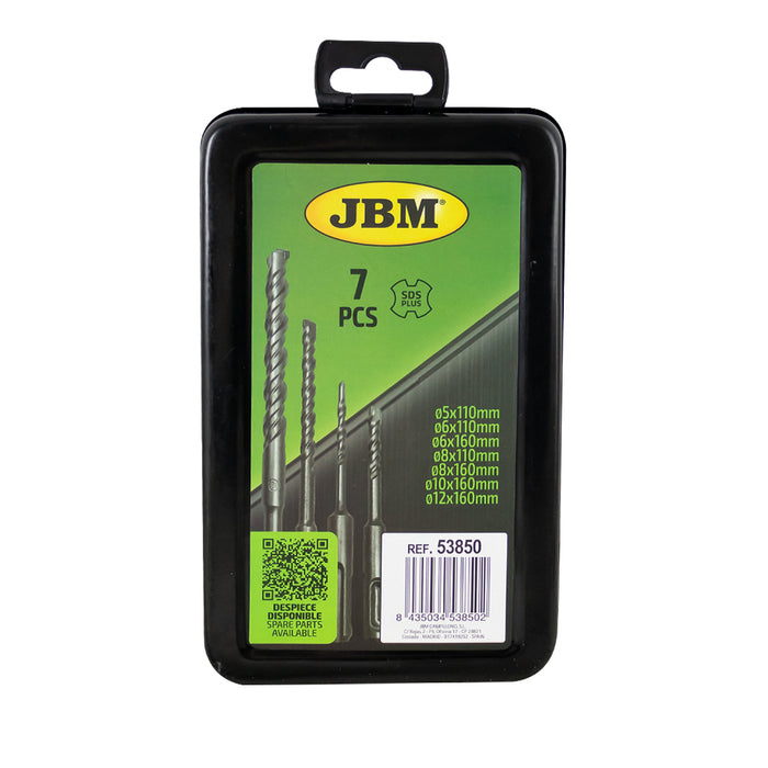 ESTUCHE DE BROCAS SDS PLUS PARA TALADRO PERCUTOR