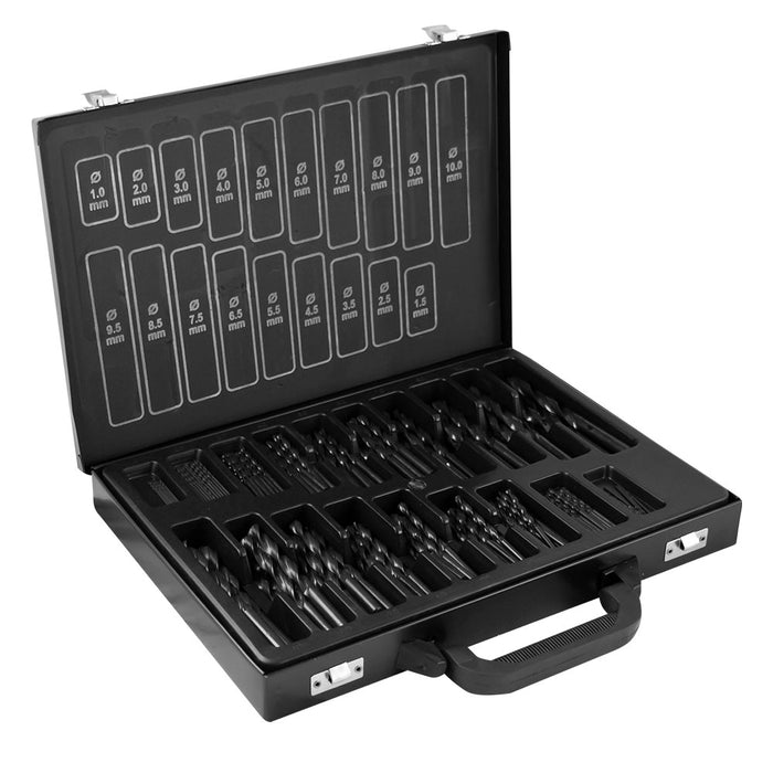 COFFRET DE FORETS HÉLICOÏDAUX 1-10MM HSS 4241 NOIR