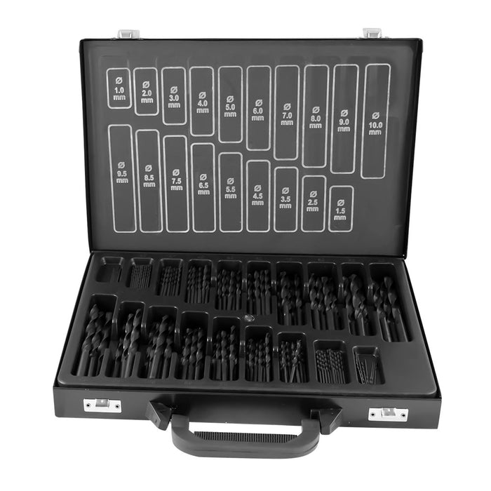 COFFRET DE FORETS HÉLICOÏDAUX 1-10MM HSS 4241 NOIR