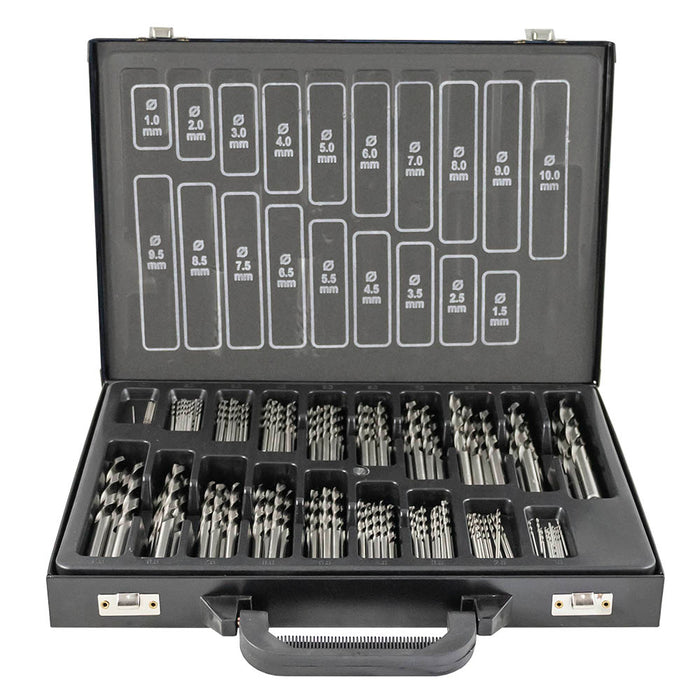 ESTUCHE DE BROCAS HELICOIDALES 1-10MM HSS