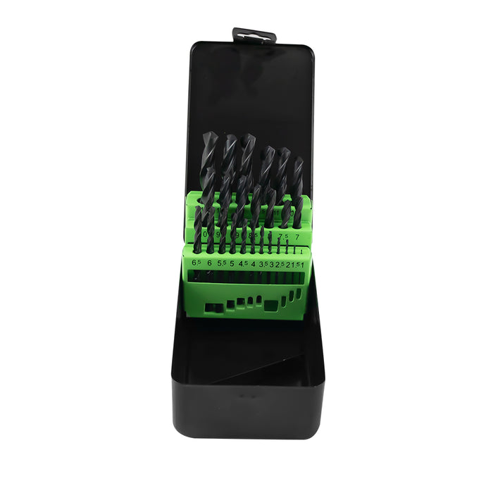 ESTUCHE DE BROCAS HELICOIDALES 1-13MM HSS 4241 NEGRO