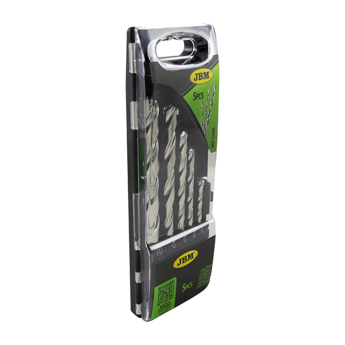 ESTUCHE DE 5 BROCAS 4-10MM PARA ALBAÑILERÍA