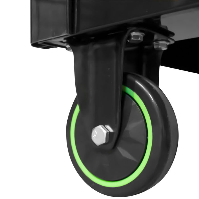 CARRO DE HERRAMIENTAS XL CON 7 CAJONES VACÍO - VERDE