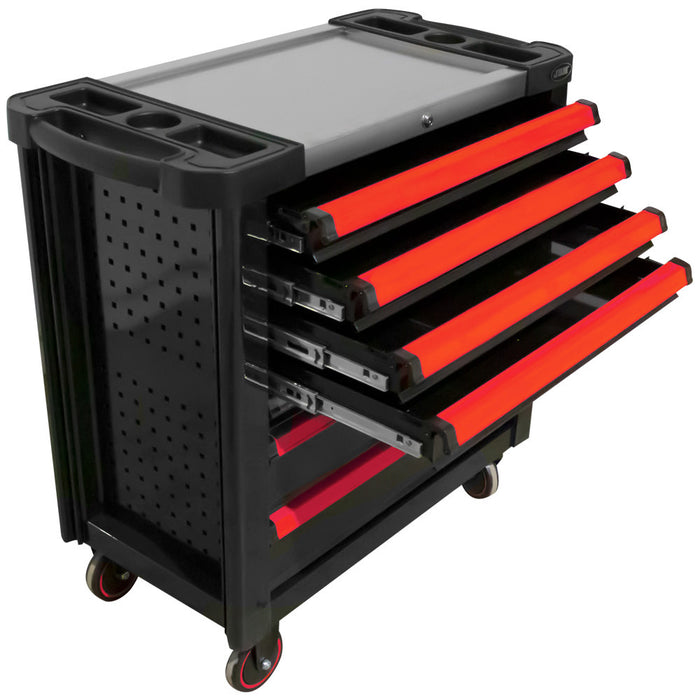 XL TOOL TROLLEY WITH 7 DRAWERS EMPTY RED - EMPTY