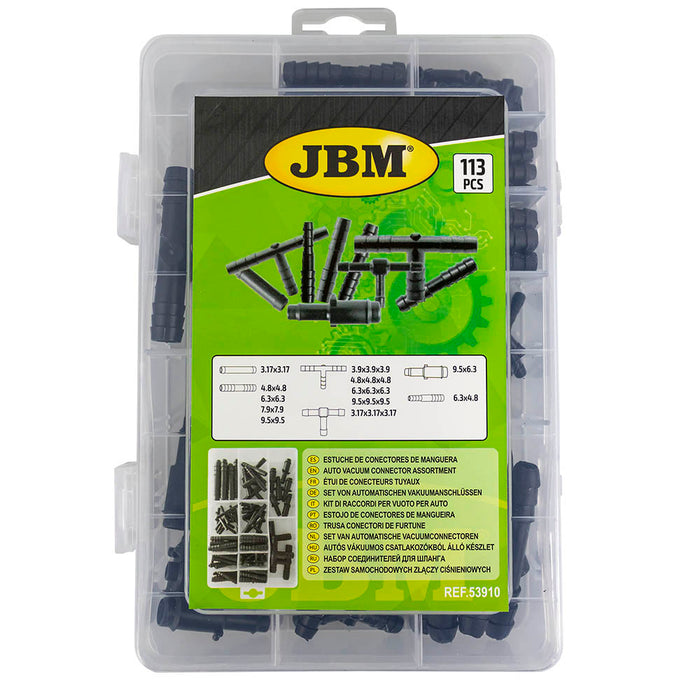 ESTUCHE DE CONECTORES DE MANGUERA 113PCS