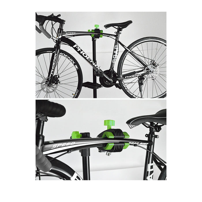 PROMO SOPORTE DE REPARACIÓN DE BICICLETAS  + ESTUCHE DE HERRAMIENTAS 303 PIEZAS / CON VASOS HEXAGONALES