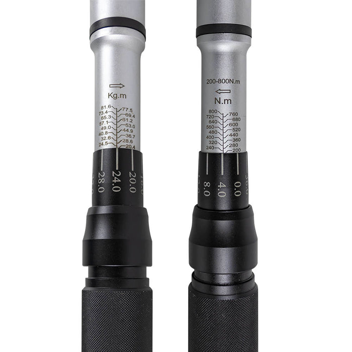 LLAVE DINAMOMÉTRICA DE 3/4" EXTENSIBLE 200-800NM