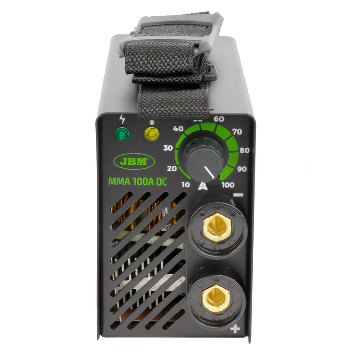 SOLDADORA INVERTER MMA 100A DC + CASCO PARA SOLDADURA CON REGULADOR MANUAL