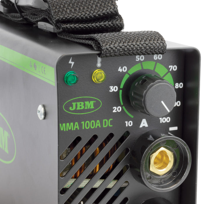 SOLDADORA INVERTER MMA 100A DC + CASCO PARA SOLDADURA CON REGULADOR MANUAL