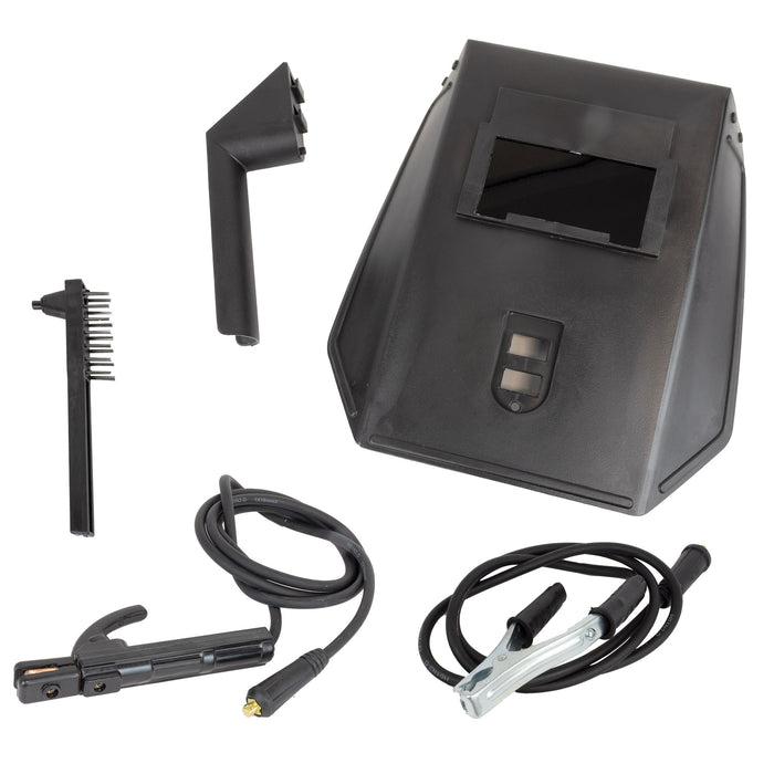 SOLDADORA INVERTER MMA 100A DC + CASCO PARA SOLDADURA CON REGULADOR MANUAL