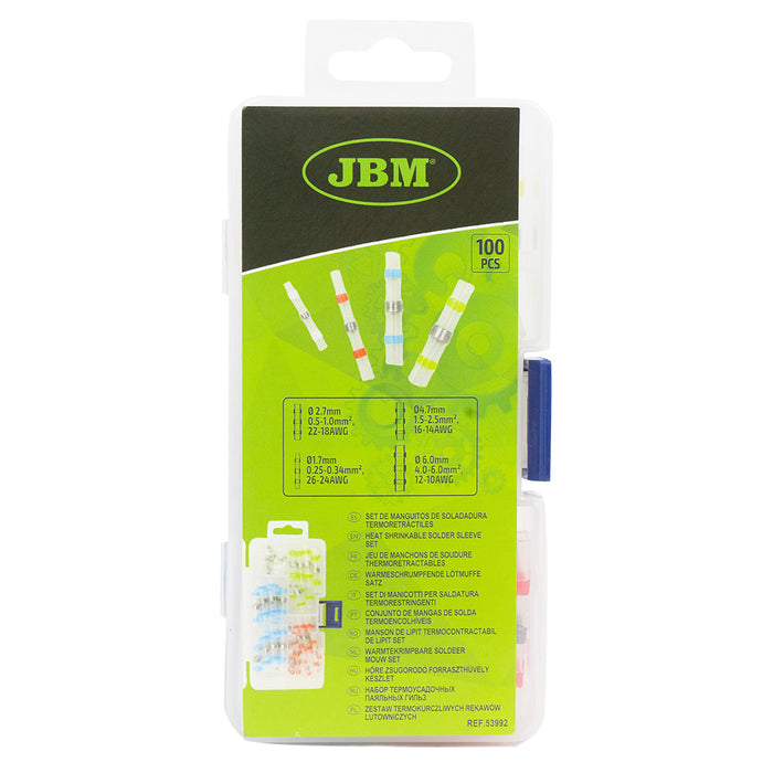 SET DE MANGUITOS DE SOLDADURA TERMORETRÁCTILES 100PCS
