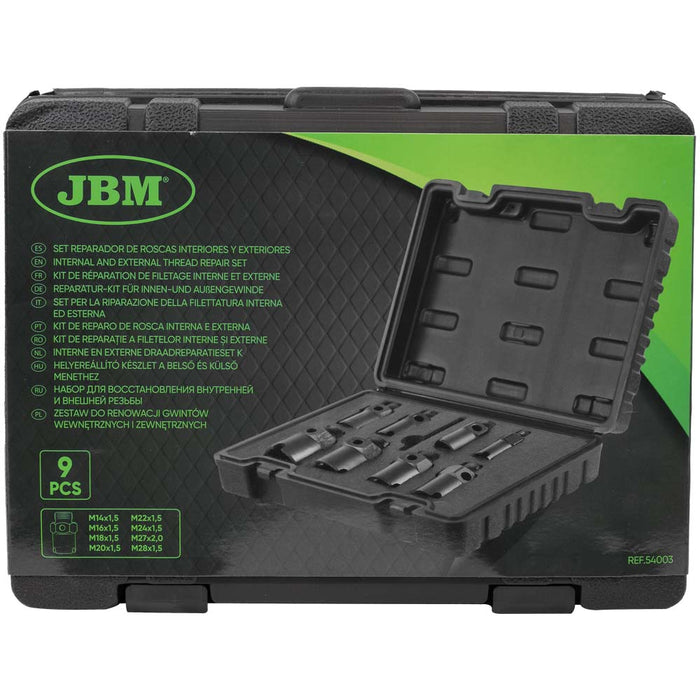SET REPARADOR DE ROSCAS INTERIORES Y EXTERIORES