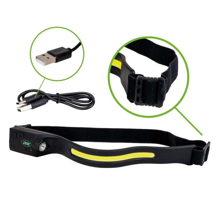 LAMPE FRONTALE LED RÉGLABLE - 350LM