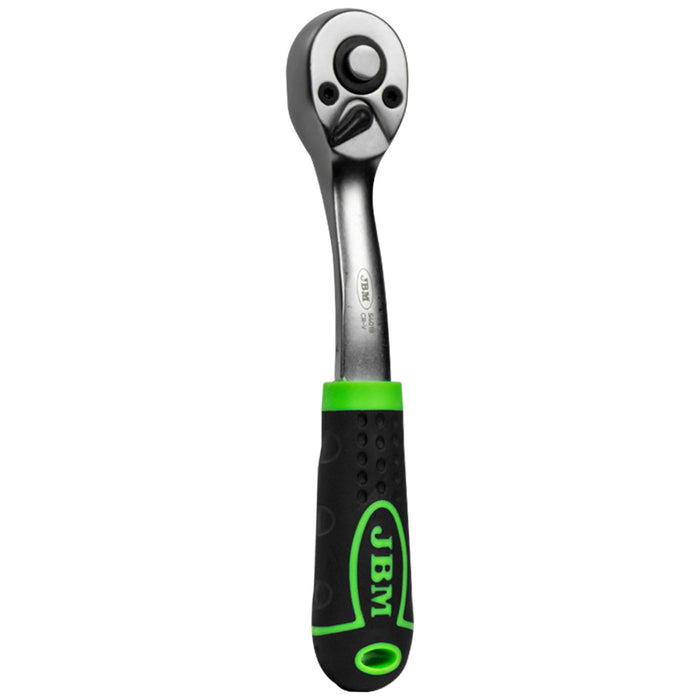 CARRACA DE 1/4" CON CABEZAL DE 72 DIENTES 145MM CINCADA