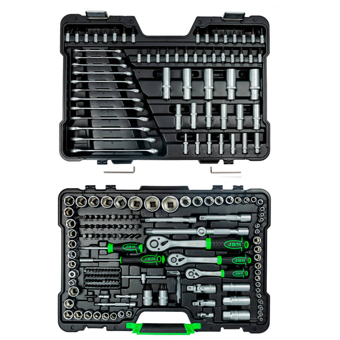 PROMO 54034 ESTUCHE DE HERRAMIENTAS DE 216 PIEZAS + MOCHILA JBM 54043