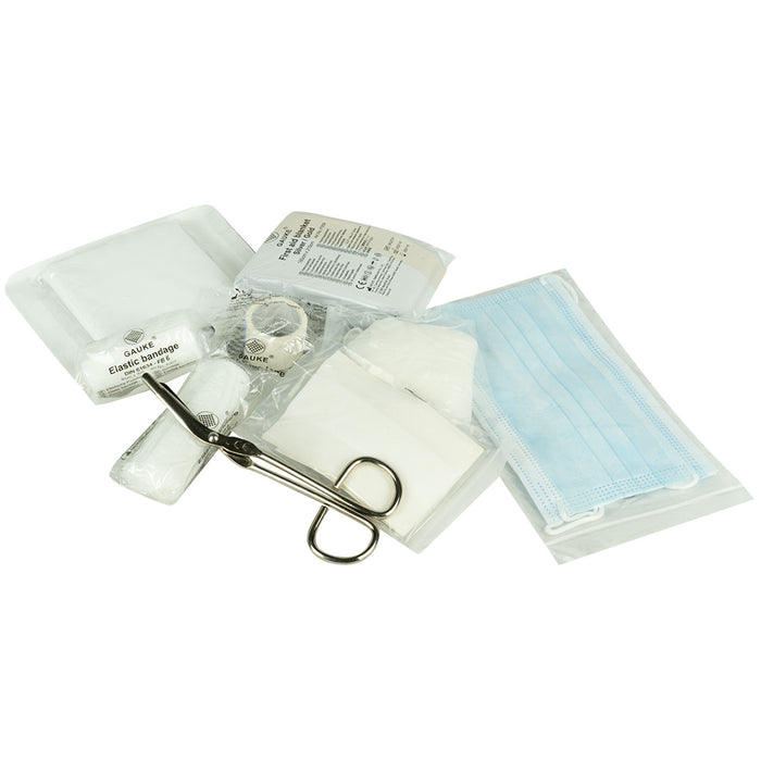 DIN 13164:2022 FIRST AID KIT - RED