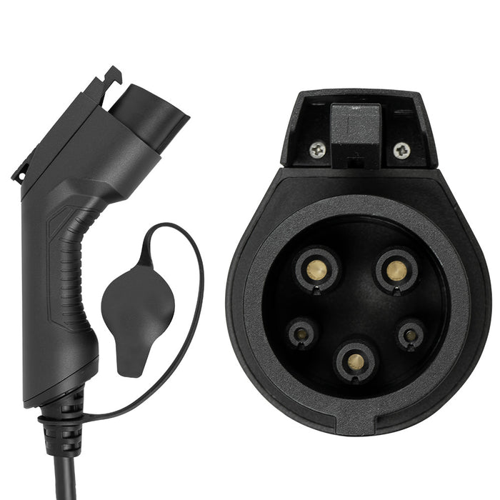 CABLE DE CARGA PARA COCHE ELÉCTRICO, 7.5KW, 32 A, TIPO 1 A TIPO 2 (MONOFÁSICO)