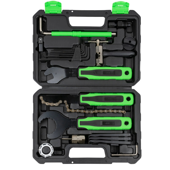 ESTUCHE DE HERRAMIENTAS PARA REPARACIÓN DE BICICLETA 20 PCS