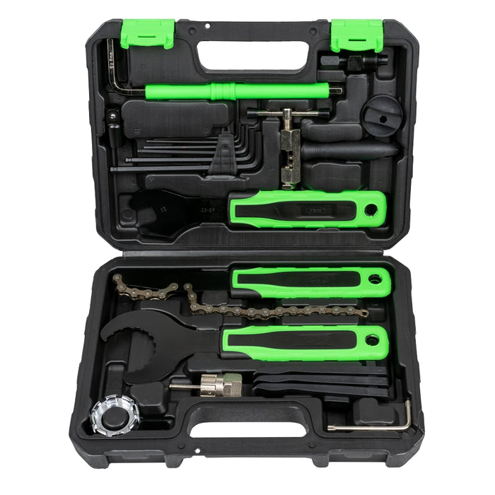 ESTUCHE DE HERRAMIENTAS PARA REPARACIÓN DE BICICLETA 20 PCS