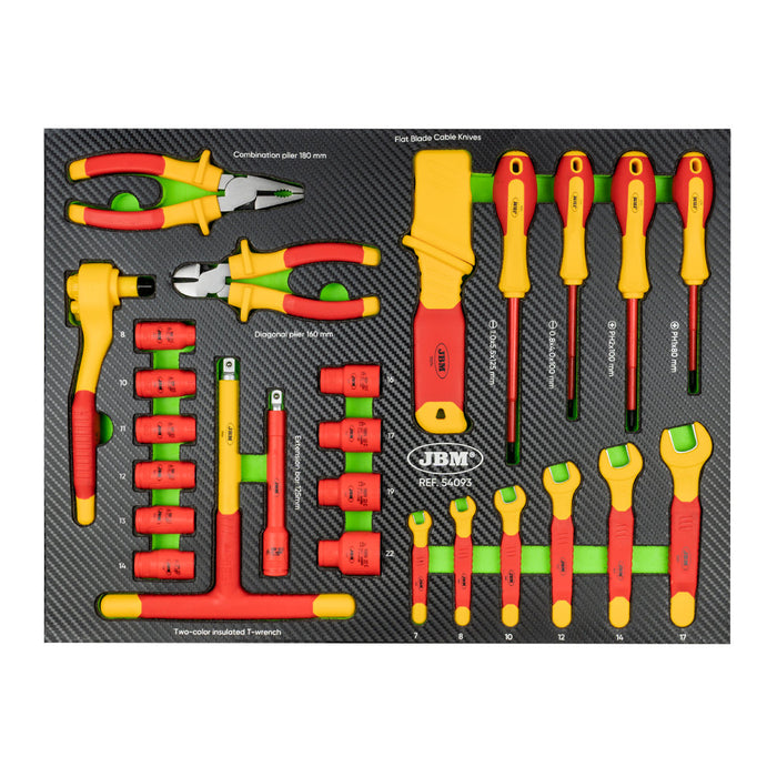 EVA FOAM MODULE WITH 26 PCS VDE INSULATED TOOLS