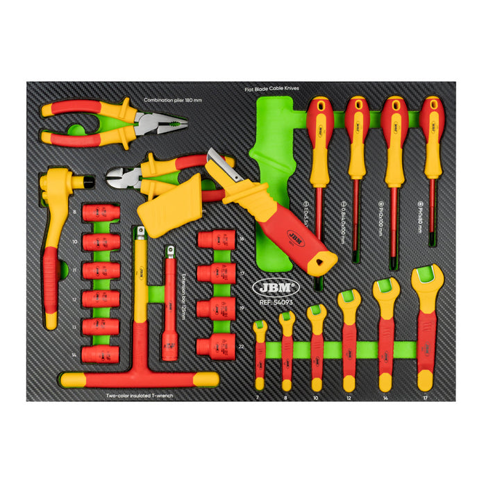EVA FOAM MODULE WITH 26 PCS VDE INSULATED TOOLS
